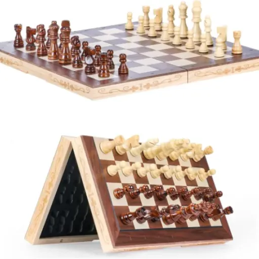 Test Syrace Échiquier Magnétique 40 cm : un jeu d’échecs pliable simple qui fait le job