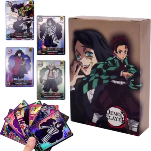 Test Demonslayer Carte Animée (50PCS) : petit lot de cartes sympa pour fans d’anime