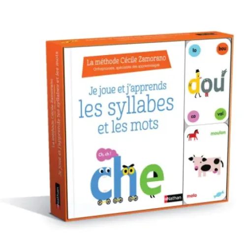 Test Je joue et j'apprends les syllabes et les mots : un petit coffret malin pour débloquer la lecture dès 5 ans