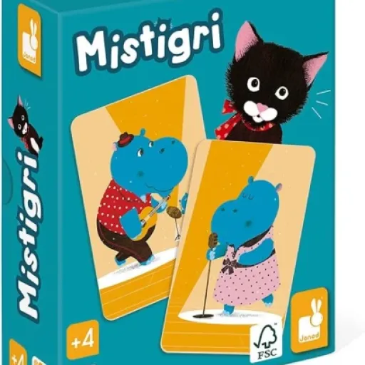 Test Janod Mistigri 16 familles : joli petit jeu, mais qualité des cartes un peu légère