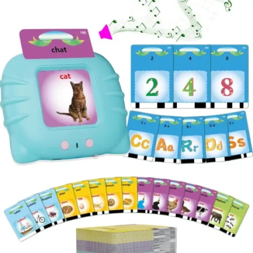 Test cartes éducatives 510 mots FR/EN : un petit boîtier qui occupe vraiment les enfants