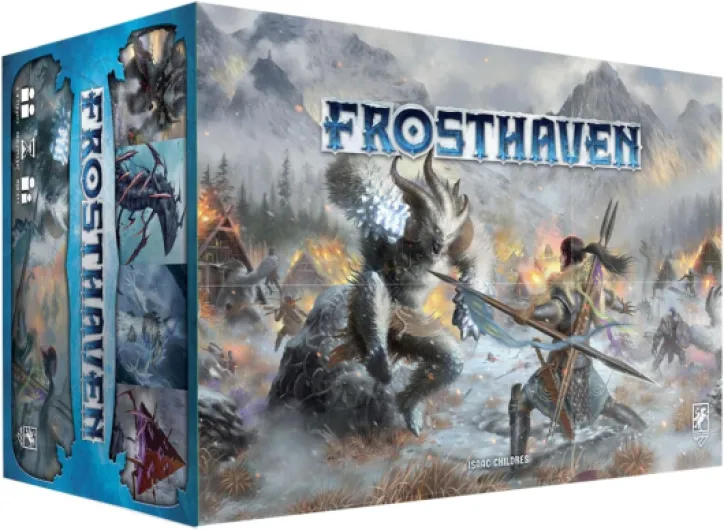 Cephalofair Games - FROSTHAVEN - Jeu de société coopératif, Jeu de rôle de Plateau dans Un Univers gelé, 14 Ans et Plus, 1 à 4 Joueurs, 30 Min - Version française