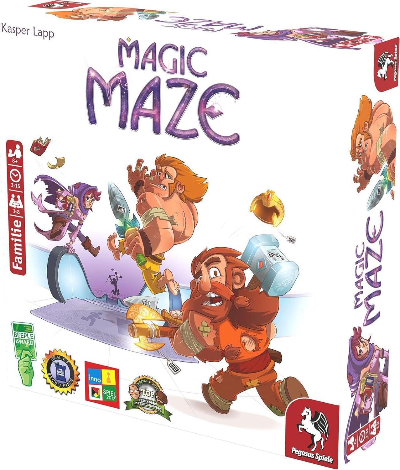 Pegasus Spiele 57200G Magic Maze Deutsche Ausgabe Nominiert Spiel des Jahres 2017 Jeu de société