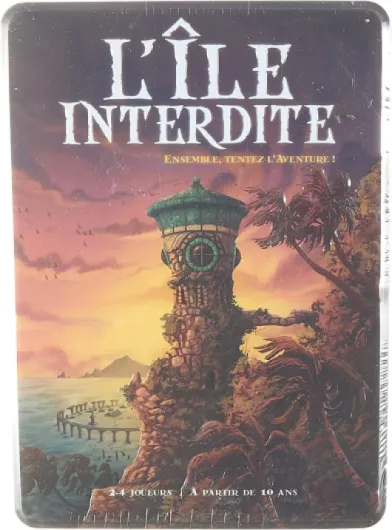 L' ILE Interdite - Jeu de Société Coopératif d'Aventure - Explorez l’Île, Trouvez Les Trésors, Échappez au Naufrage - Famille et Enfants dès 10 Ans - 2 à 4 Joueurs - 30 Min - en français L'île Interdite