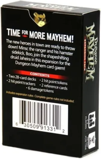 Dungeons & Dragons Dungeon Mayhem Battle for Baldur's Gate Extension Noir
