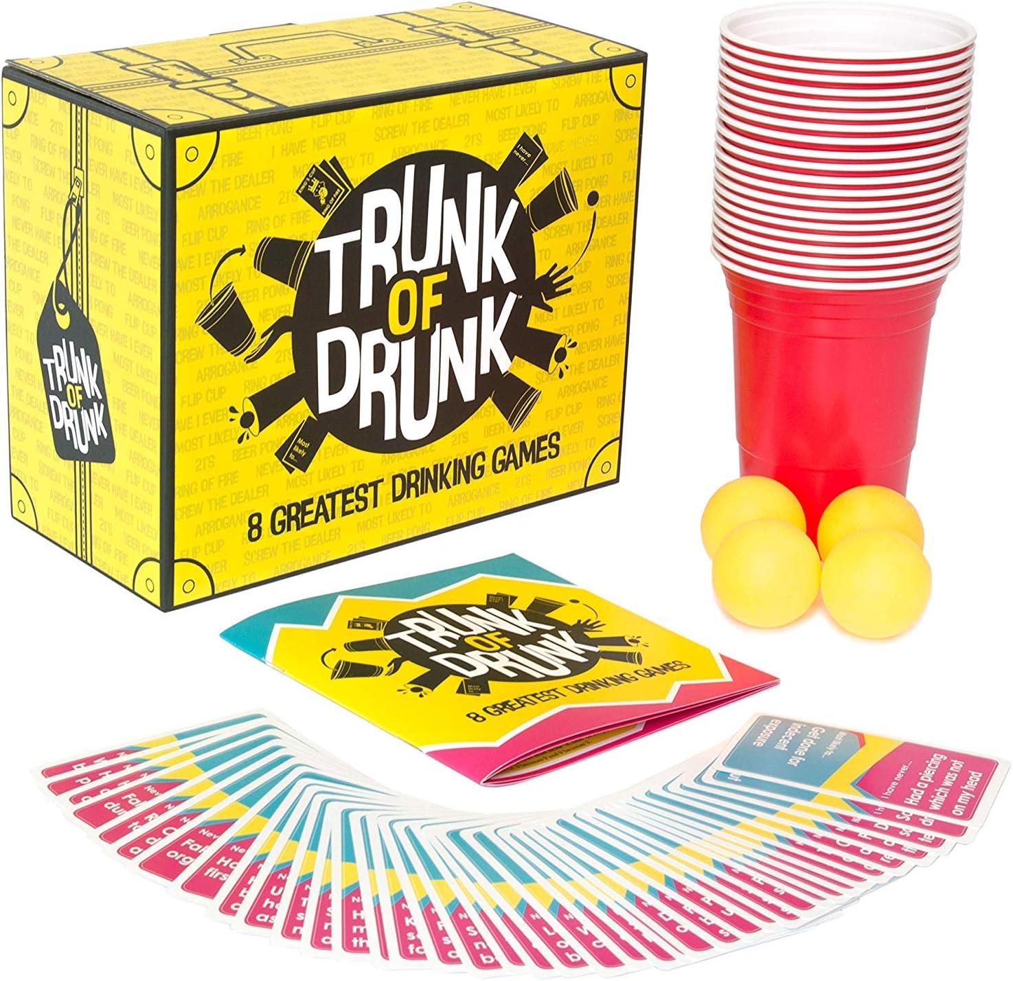 Trunk of Drunk – 8 grands jeux de boisson (Beer Pong, Ring of Fire, Never Have I Ever and More)