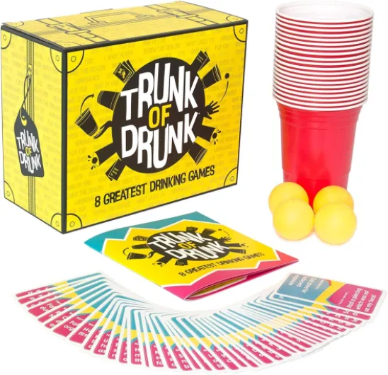 Trunk of Drunk – 8 grands jeux de boisson (Beer Pong, Ring of Fire, Never Have I Ever and More)