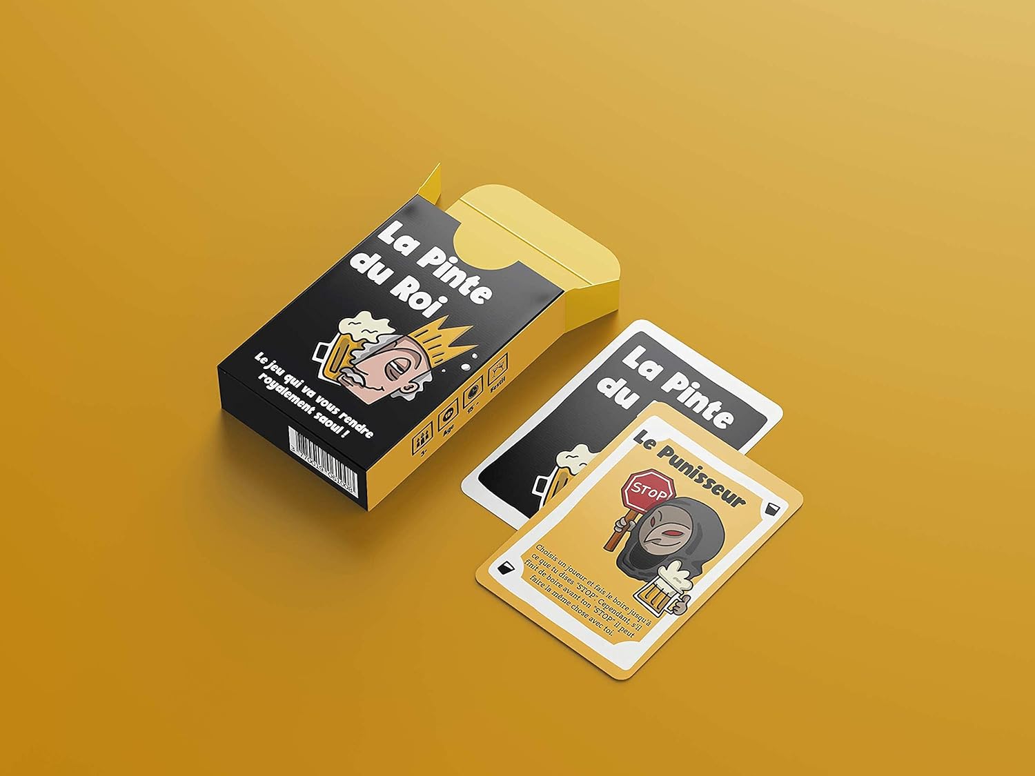 La Pinte du Roi - Le Jeu Apéro Qui va Vous Rendre royalement saoul ! Jeu de Cartes de Société, ambiance pour alcool des soirées Entre Amis, Adulte