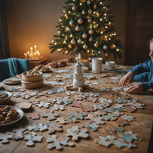 Un puzzle de Noël pour toute la famille : choisir, organiser et savourer chaque pièce