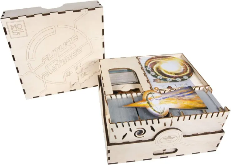 The Broken Token Cosmic Encounter Caisse de jeu en bois avec plusieurs plateaux compatibles Édition Collector