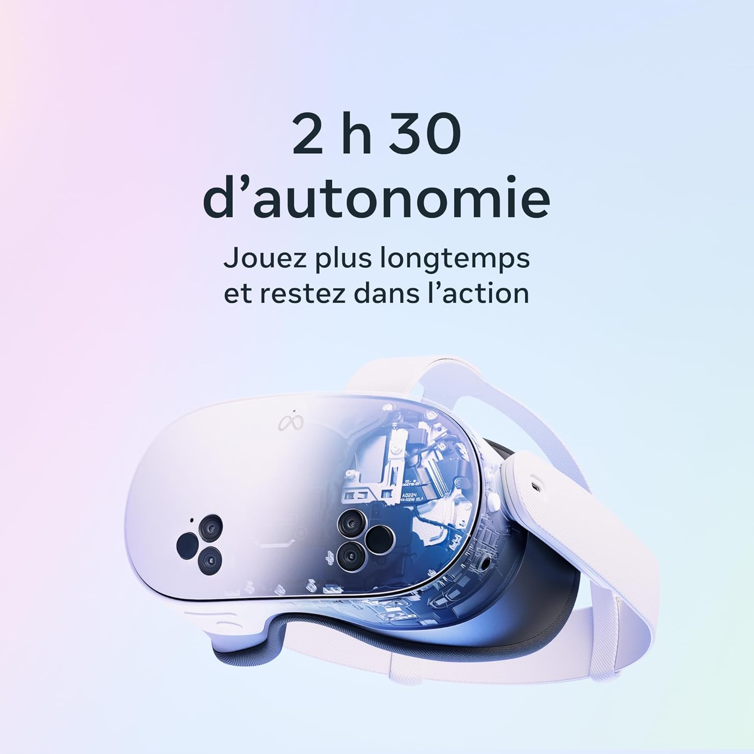 3S 128 Go – Plongez dans la réalité Mixte – Casque Tout-en-Un – Essayez Meta Horizon+ sans Frais Pendant 3 Mois Headset 128 GB
