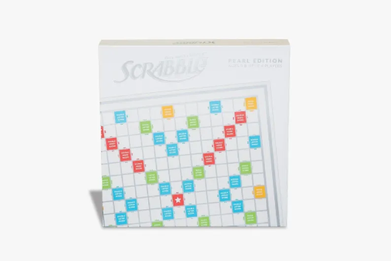 Scrabble Pearl Edition with Rotating Board by Winning Solutions