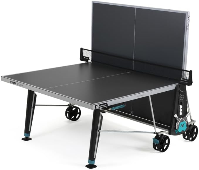 Table de ping-Pong d'extérieur 400X Outdoor - Loisir de Jardin - Agrément FFTT - Panneau Gris ou Bleu 5mm Taille unique Gris