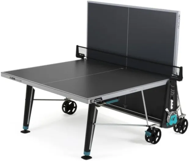 Table de ping-Pong d'extérieur 400X Outdoor - Loisir de Jardin - Agrément FFTT - Panneau Gris ou Bleu 5mm Taille unique Gris