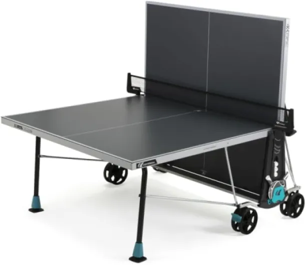 Table de ping-Pong d'extérieur 300X Outdoor - Loisir de Jardin - Agrément FFTT - Panneau Gris ou Bleu 5mm