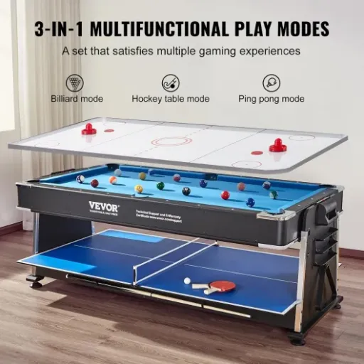 Test VEVOR Table de Air Hockey 3 en 1 : grosse bête fun, mais pas sans compromis