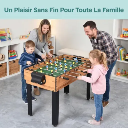 Test SereneLife Table Multi-Jeux 4-en-1 : une table familiale sympa, mais avec quelques concessions