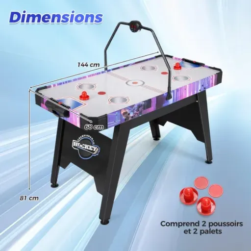 Test GOPLUS Table Air Hockey : une vraie table arcade à la maison sans exploser le budget
