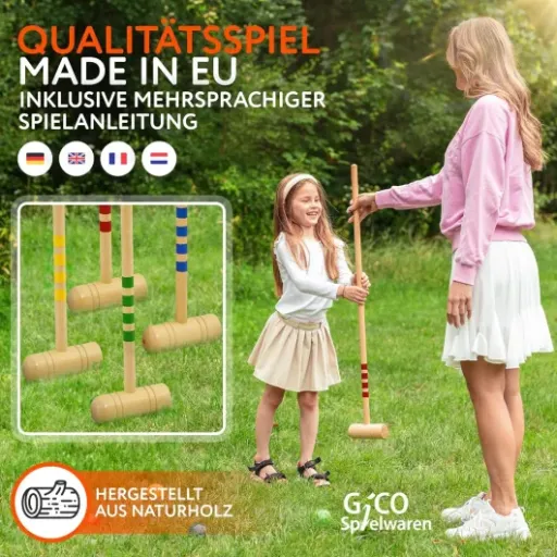 Test GICO Jeu de Croquet Famille : un classique sympa mais pas parfait pour le jardin