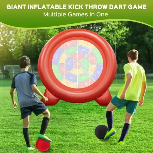Test Jeu de Fléchettes Gonflable 1,8 m : le gros truc qui occupe les gosses dans le jardin