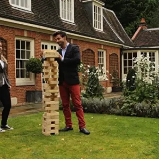 Test Jeu de Blocs géant 150cm Verni Hardwood : la tour XXL qui met l’ambiance en soirée