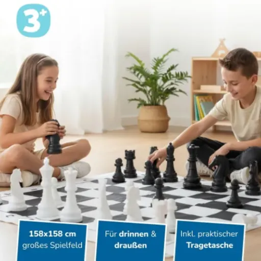 Test alldoro 60080 Jeu d'échecs de jardin : un grand échiquier pour occuper le jardin sans se prendre la tête