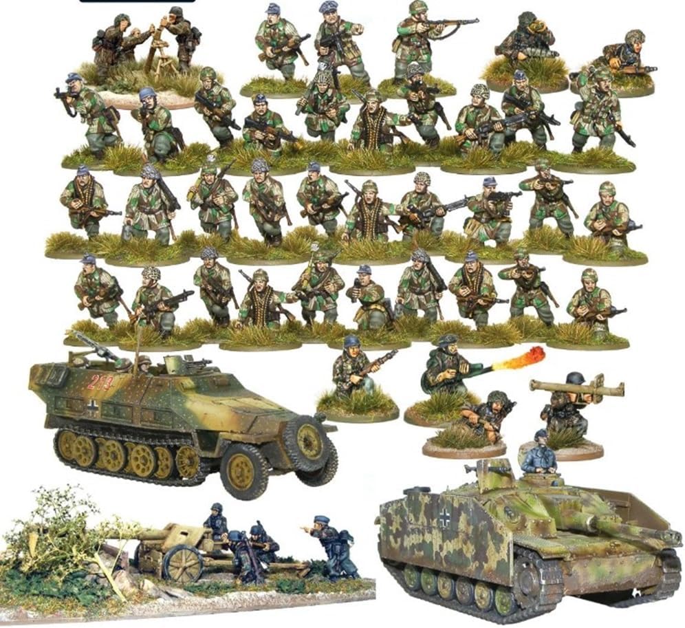 Warlord Games Fallschirmjager Armée Allemande de démarrage – Bolt Action 28 mm Minatures WWII Jeu de Table