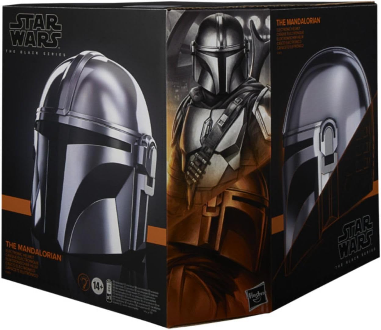 Star Wars The Black Series, The Mandalorian, Casque électronique Premium, Article de Cosplay, Collection, Jouet dès 14 Ans