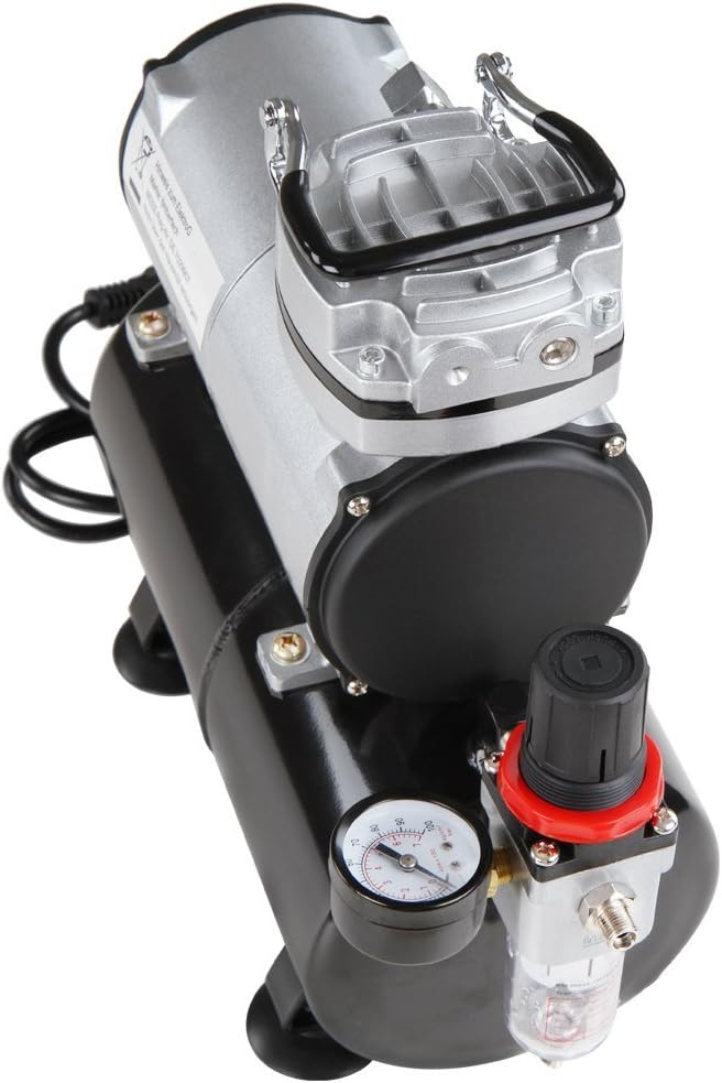 ® ABPST06 Kit d'aérographes et compresseur à piston