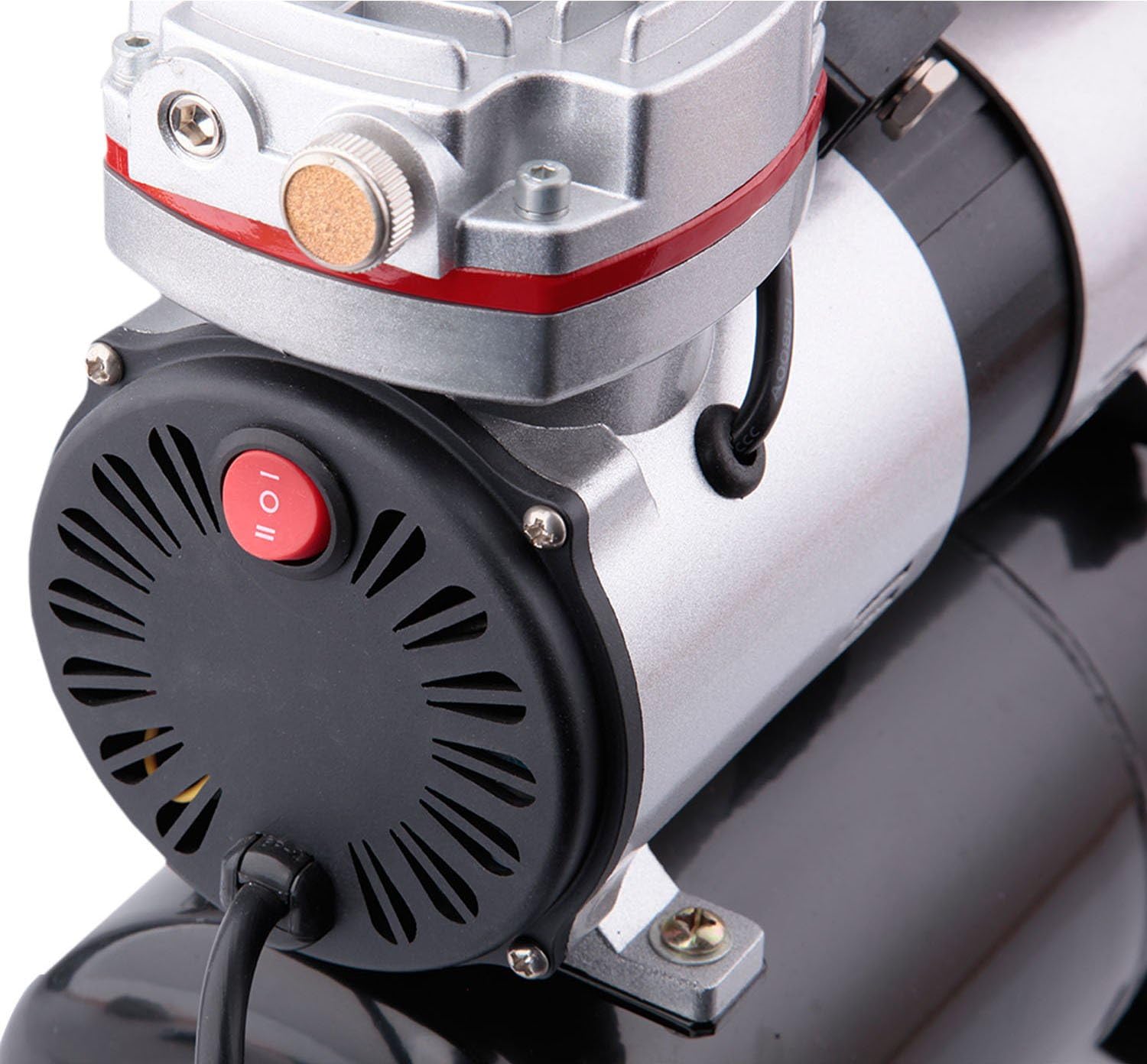 Compresseur Aerographe Professionnel Fengda FD-196 avec réservoir d’air / Régulateur de pression / 3,5L / 6 bars / Arrêt Auto