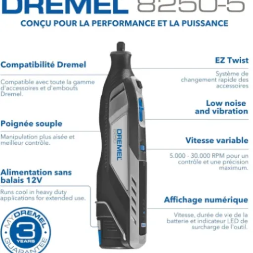 Test Dremel 8250 : le multi-outil sans fil qui remplace (presque) la version filaire