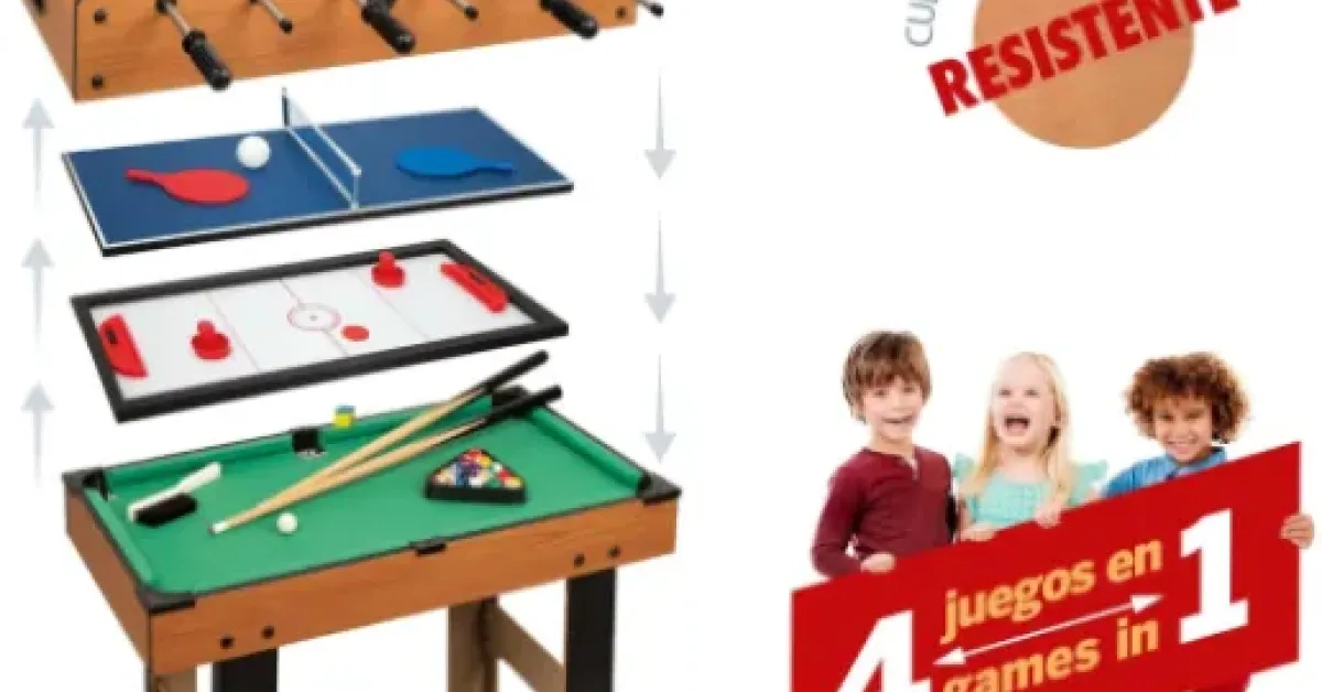 Test COLORBABY Table multijeux 4 en 1 : sympa pour les enfants, mais ...