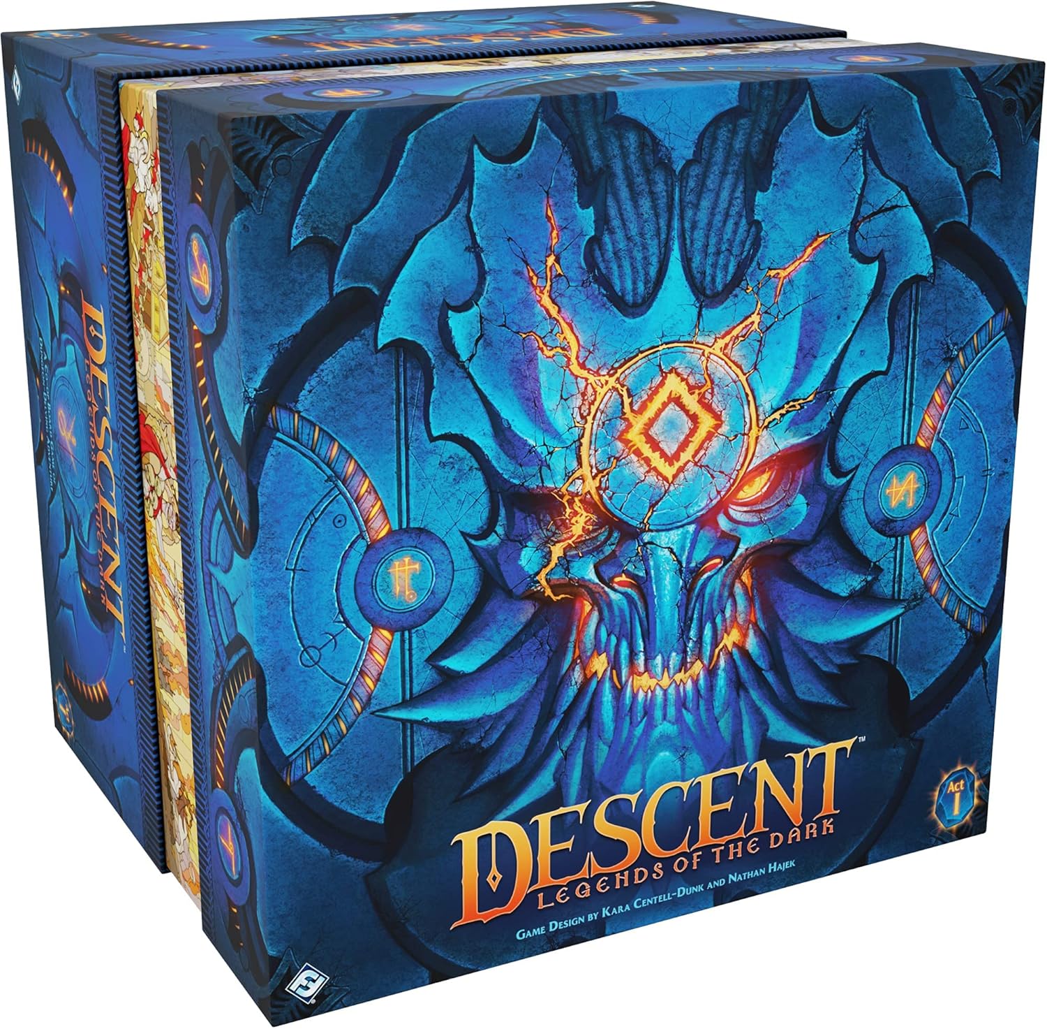 Fantasy Flight Games , Descent: Legends of The Dark, Miniature Game, 1-4 Players, Ages 14+, 3-4 Hours Average Playing Time - Version Anglaise 10.25 x 11.8 x 11.8 inches Descent : Legends of The Dark