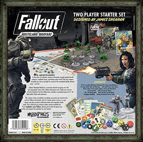 Modiphius Entertainment Fallout: Wasteland Warfare – Jeu de société pour deux joueurs à partir de 12 ans (jeu de figurines Fallout sous licence officielle)