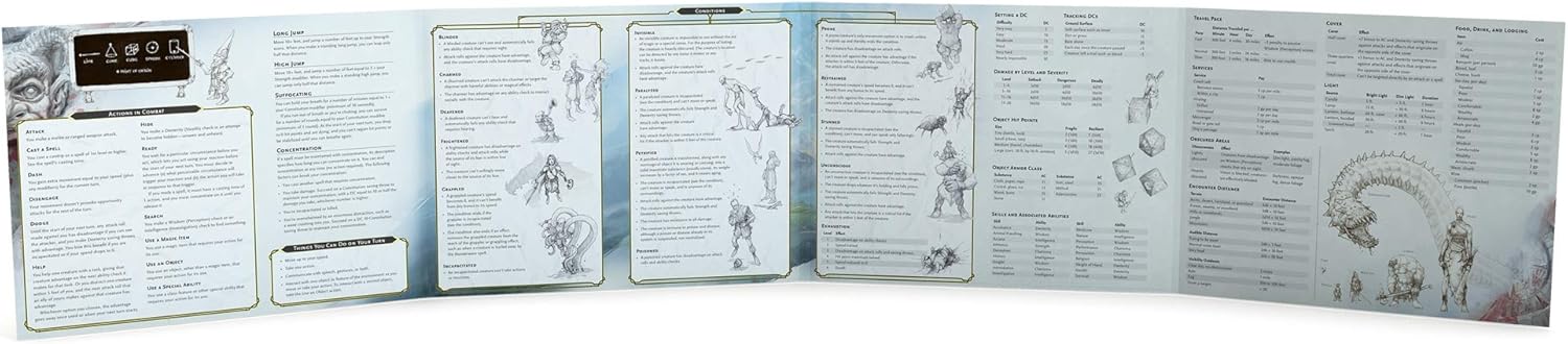 Dungeon Master's Screen Reincarnated Multicolore