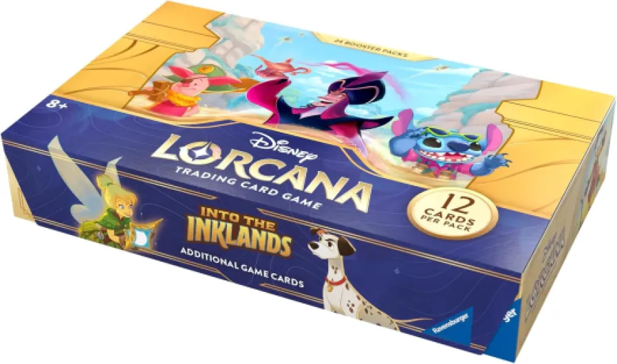 Disney Lorcana TCG Into The Inklands Jeu de Cartes à Collectionner JCC Display 24 boosters