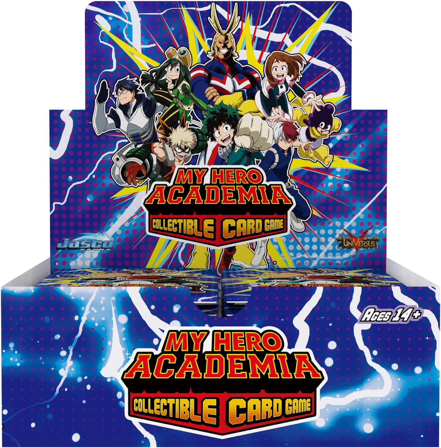 Jasco My Hero Academia LCG Booster Boîte avec Affichage de 24 enveloppes único