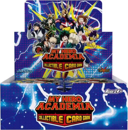 Jasco My Hero Academia LCG Booster Boîte avec Affichage de 24 enveloppes único