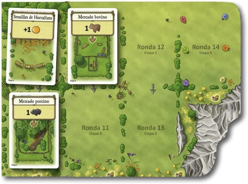 Agricola 15ème anniversaire Jeu de société en espagnol 1-4 joueurs ; à partir de 12 ans
