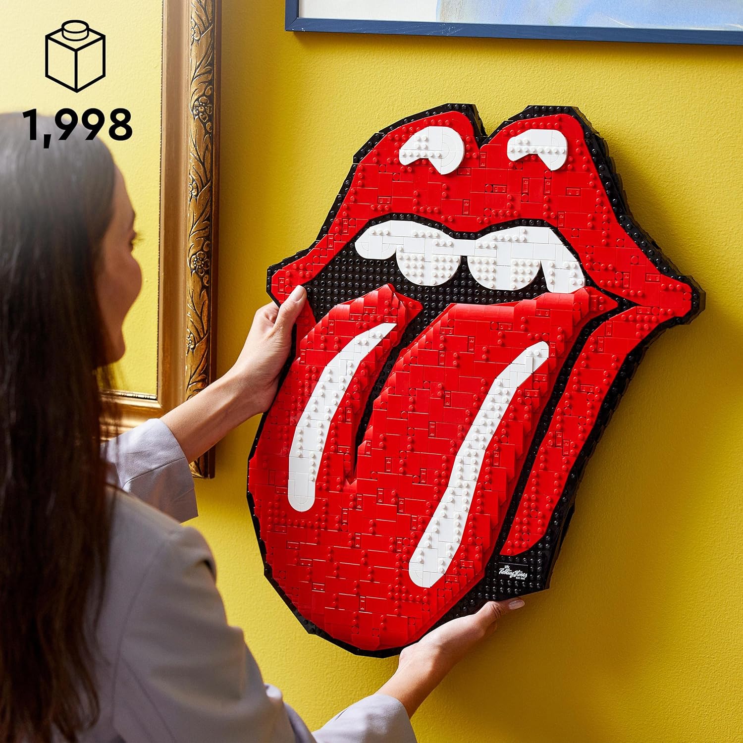 31206 Art The Rolling Stones, Accessoire de Décoration Intérieure et Loisir Créatif pour Adultes, Idée de Cadeau Musique Rock 'n' Roll Simple