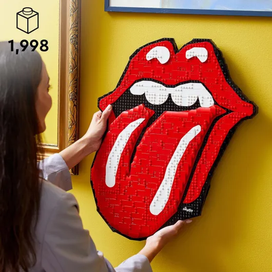 31206 Art The Rolling Stones, Accessoire de Décoration Intérieure et Loisir Créatif pour Adultes, Idée de Cadeau Musique Rock 'n' Roll Simple