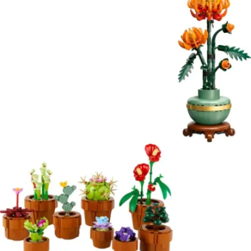 Test LEGO Pack Plantes Exotiques (10329 + 10368) : deux plantes en briques qui font le taf en déco
