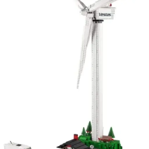 Test LEGO Creator Expert 10268 Éolienne Vestas : un gros modèle qui tourne mais pas donné pour ce que c’est