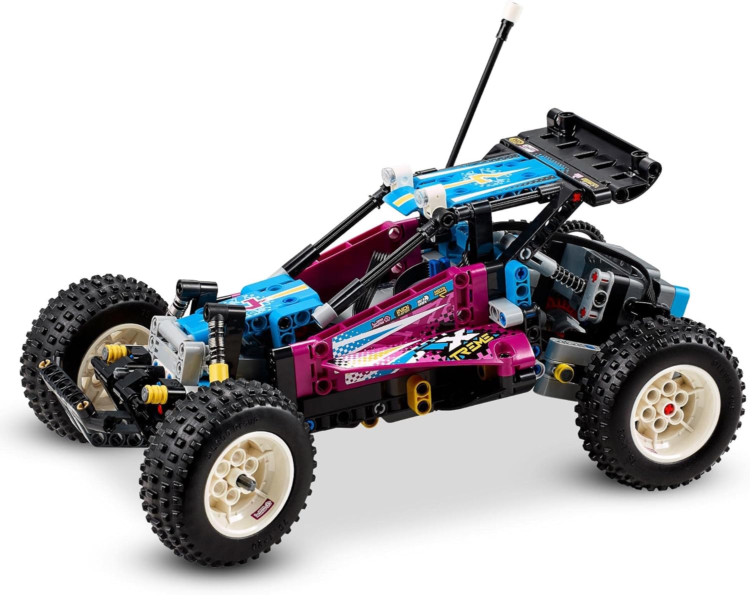 42124 Technic Buggy Tout-Terrain, Jouet Voiture Télécommandée RC, Suspensions Av et Ar, CONTROL+, Idée Cadeau Garçons et Filles, 10 Ans et Plus