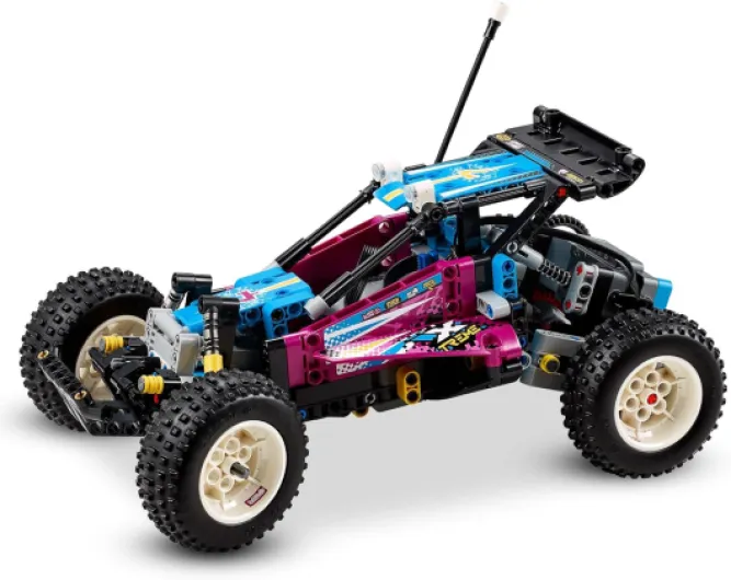 42124 Technic Buggy Tout-Terrain, Jouet Voiture Télécommandée RC, Suspensions Av et Ar, CONTROL+, Idée Cadeau Garçons et Filles, 10 Ans et Plus