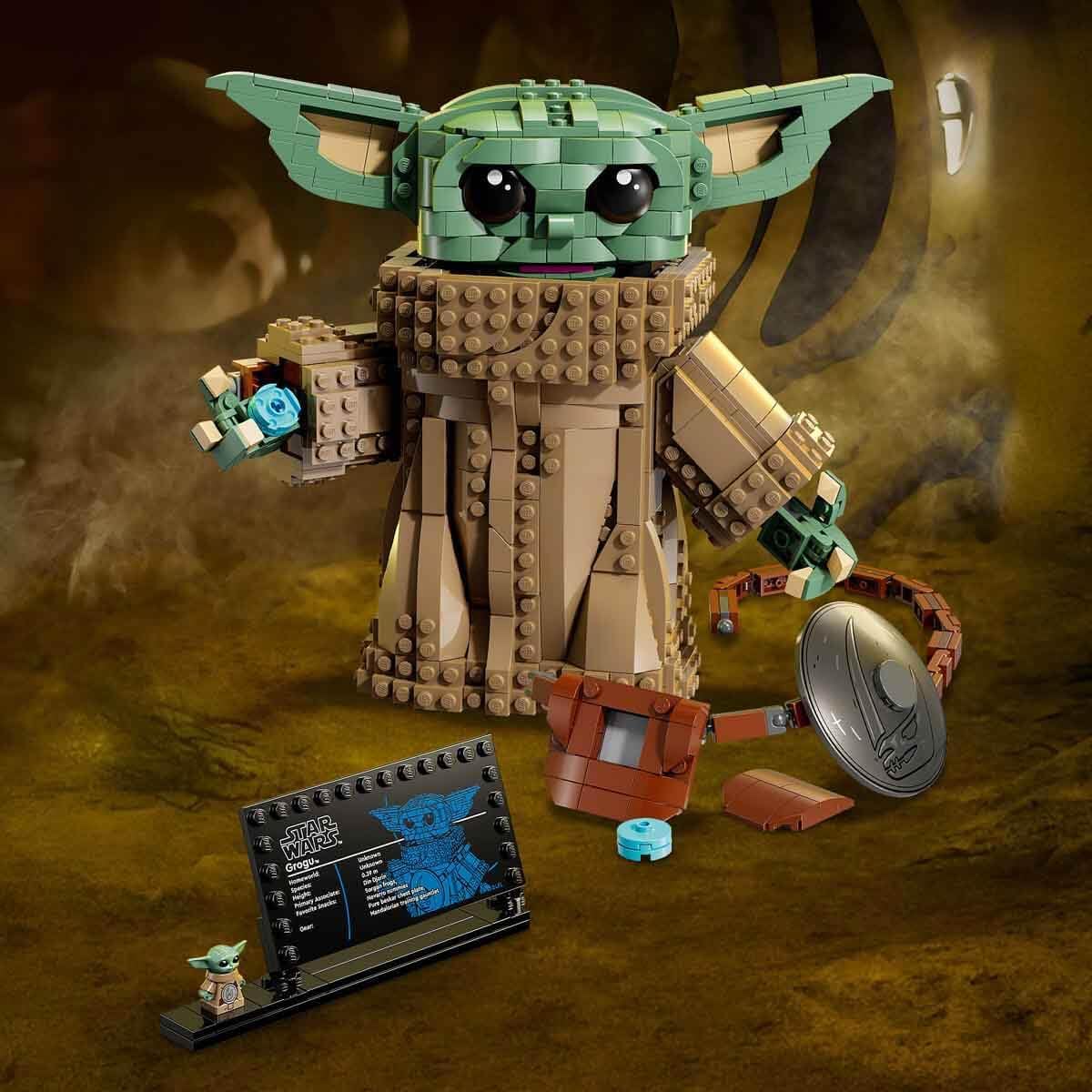 Star Wars 75446 Grogu (Apprenti du Mandalorien) Jouet de Construction - Décoration pour Chambre d'enfant avec Figurine - Maquette d'Armure en Beskar - Cadeau pour Garçon, Fille ou Fan dès 10 Ans