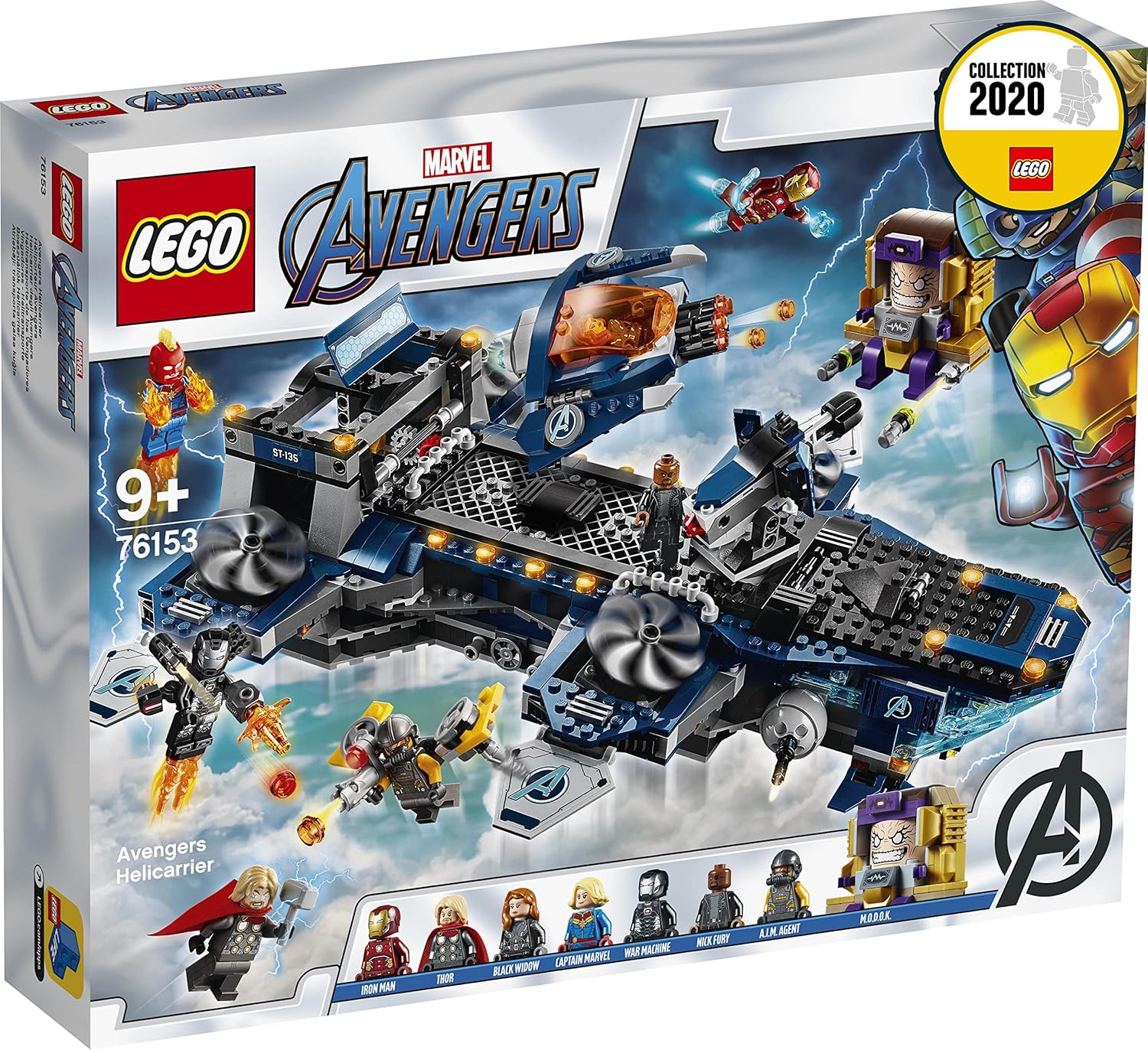 76153 Super Heroes L'héliporteur des Avengers Simple