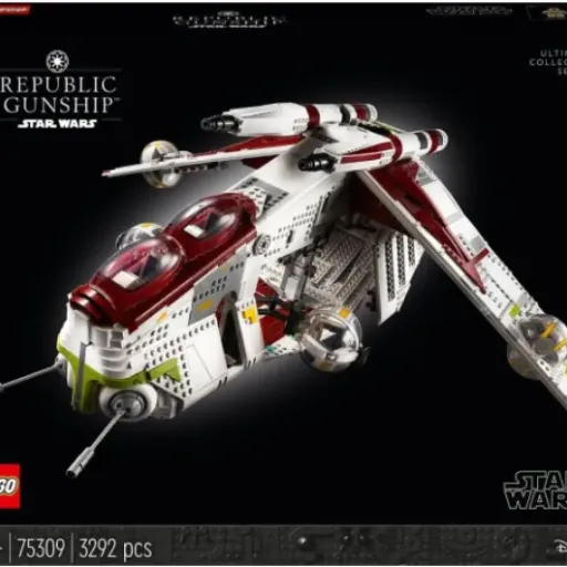 Test LEGO Star Wars UCS Republic Gunship (75309) : le gros gunship qui prend de la place… et du temps