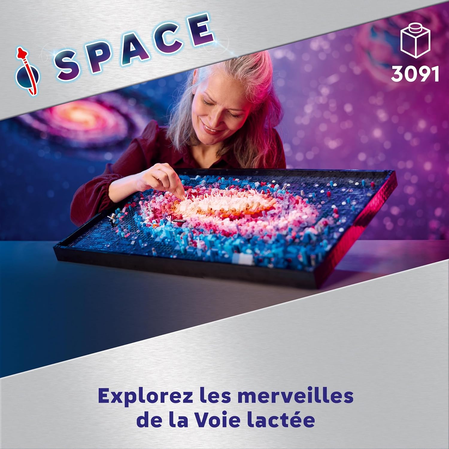 Art La Voie lactée - Décoration Murale - Set de Construction pour Adultes - Cadeau sur Le Thème de l’Espace et de l’Astronomie - Activité Créative pour Les Passionnés d’Art et de Design 31212