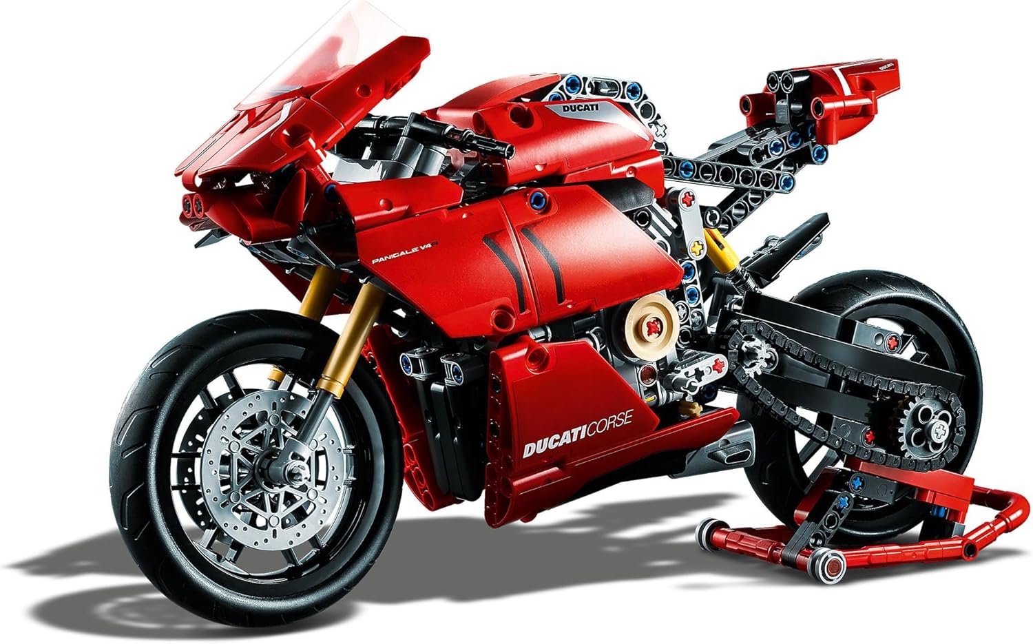 42107 Technic Ducati Panigale V4 R: Modèle Réduit de Moto 2en1 à Construire, Kit de Construction pour Fans de Motos et de Technic, Idée Cadeau pour Adultes et Adolescents Unique